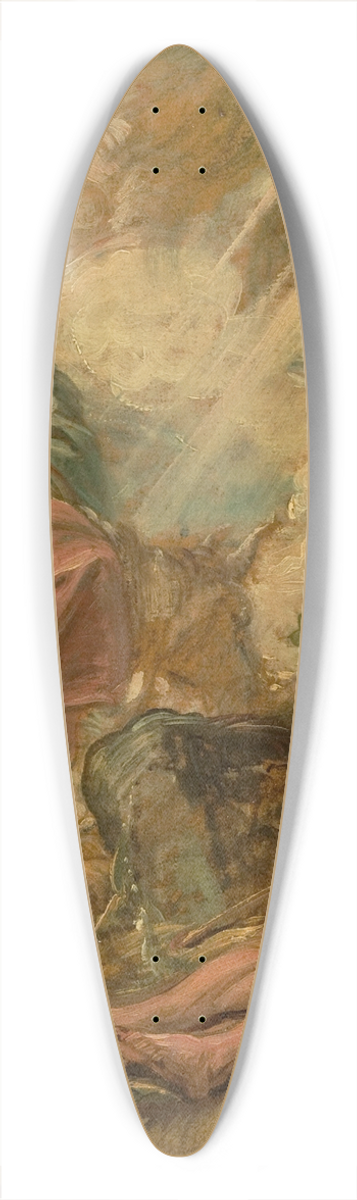 Jean-Baptiste Deshays - Shepherds Dreaming of the Flight into Egypt 39.3 inch art pintail longboard deck