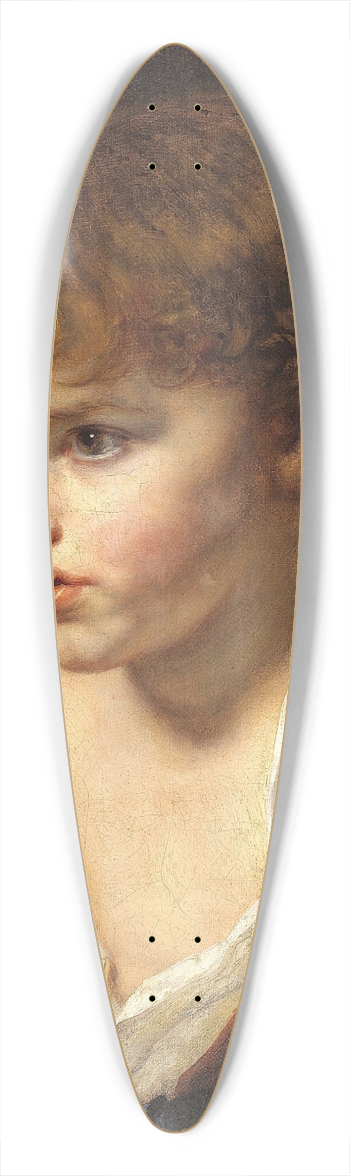 Jean-Baptiste Greuze - Petit Garon blond  la chemise ouverte 39.3 inch art pintail longboard deck