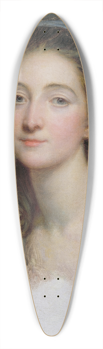 Jean-Baptiste Greuze - Portrait of a Woman 39.3 inch art pintail longboard deck