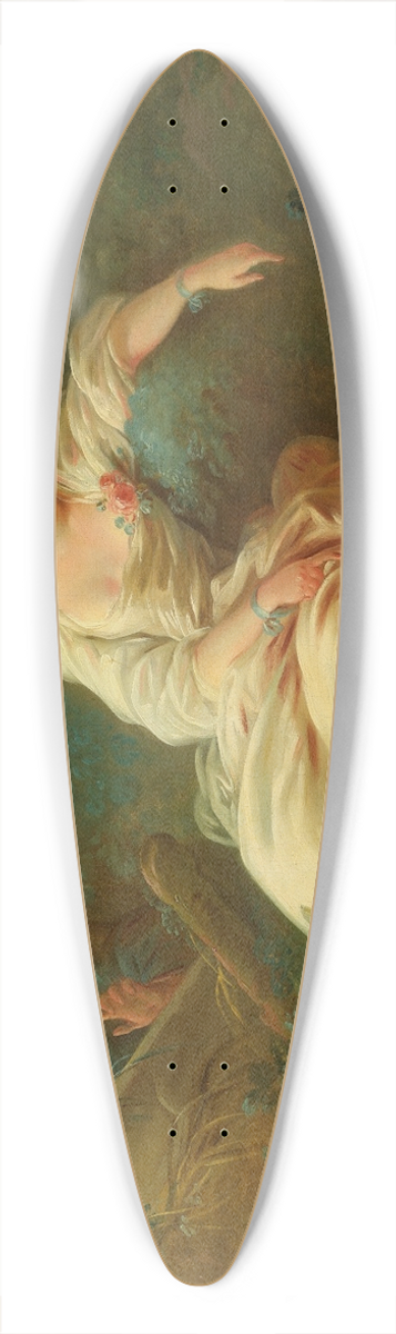 Jean-Baptiste Huet - Young Couple in a Landscape 39.3 inch art pintail longboard deck