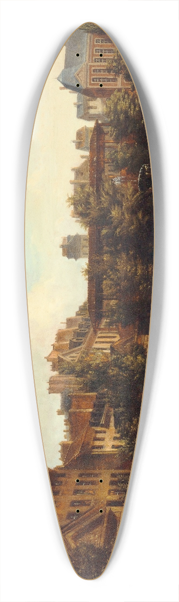Jean Baptiste Lecoeur - Edme Champion (1764-1852), dit lhomme au petit manteau bleu, distribuant de la soupe et du pain sur la place du march Saint-Martin 39.3 inch art pintail longboard deck