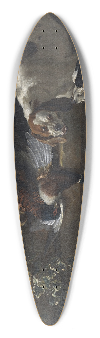 Jean-Baptiste Oudry - Hounds with Wild-Fowl and Game 39.3 inch art pintail longboard deck