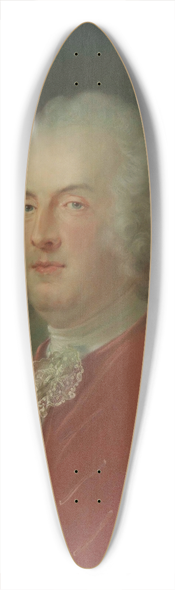 Jean-Baptiste Perronneau - Portrait de Jacob Boreel Jansz. 39.3 inch art pintail longboard deck