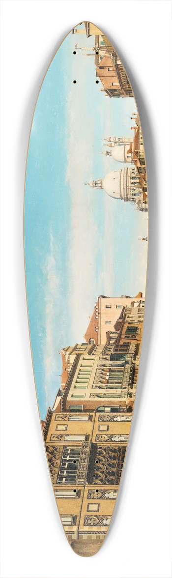 Jean-Baptiste van Moer - The Grand Canal, Venice 39.3 inch art pintail longboard deck