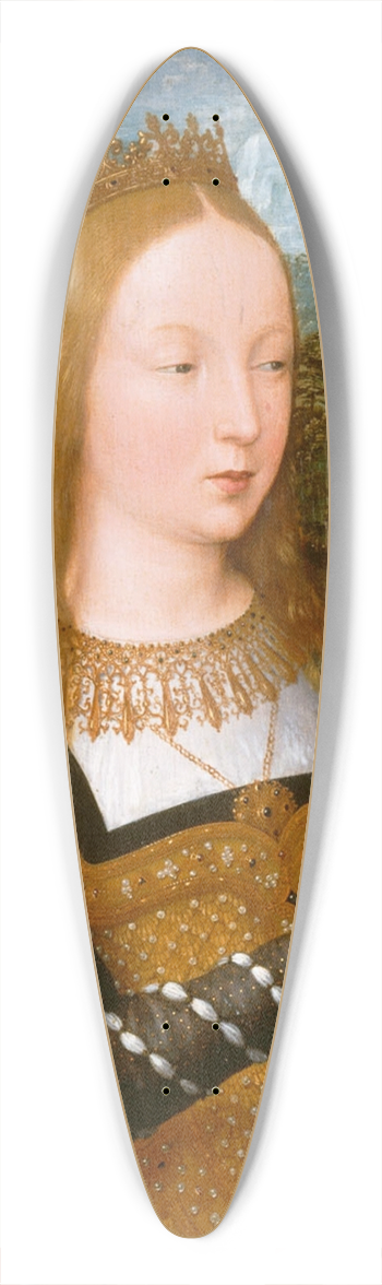 Jean Bellegambe - Saint Catherine 39.3 inch art pintail longboard deck