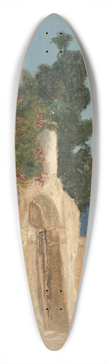 Jean Benner - Vue de Capri 39.3 inch art pintail longboard deck