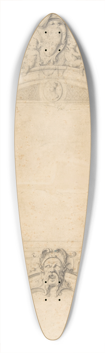 Jean Bernard Toro - Design for a title page 39.3 inch art pintail longboard deck