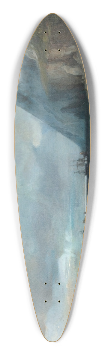 Jean-Charles Joseph Rmond - The Death of Captain Cook 39.3 inch art pintail longboard deck
