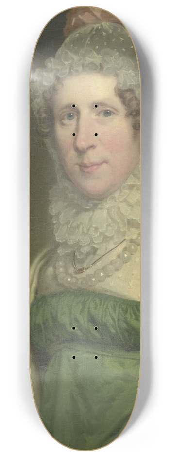 Charles Howard Hodges - Suzanna Maria Crommelin (1780-1820), Wife of Egbert Johannes Koch 8.25 inch art skate deck