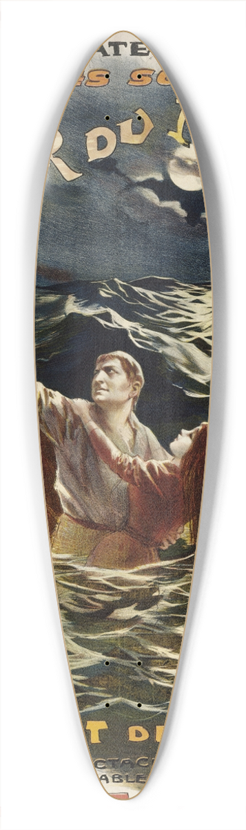 Jean de Paleologue - Le Tour Du Monde Dun Enfant De Paris 39.3 inch art pintail longboard deck