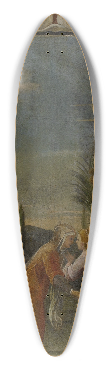 Jean de Saint-Igny - La Visitation 39.3 inch art pintail longboard deck