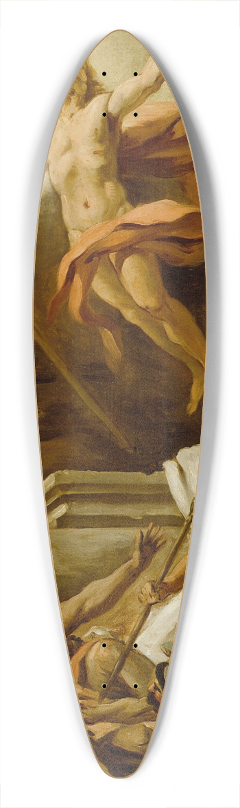 Jean-Franois de Troy - The Resurrection 39.3 inch art pintail longboard deck