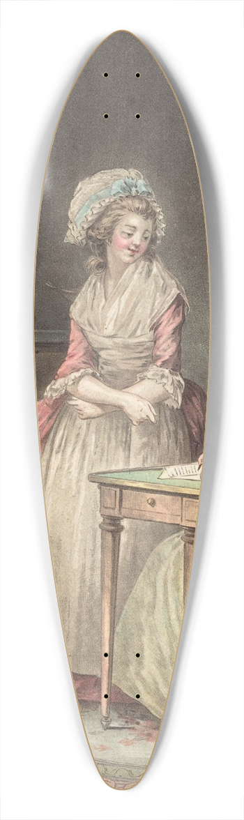 Jean Franois Janinet - Le Petit Conseil 39.3 inch art pintail longboard deck