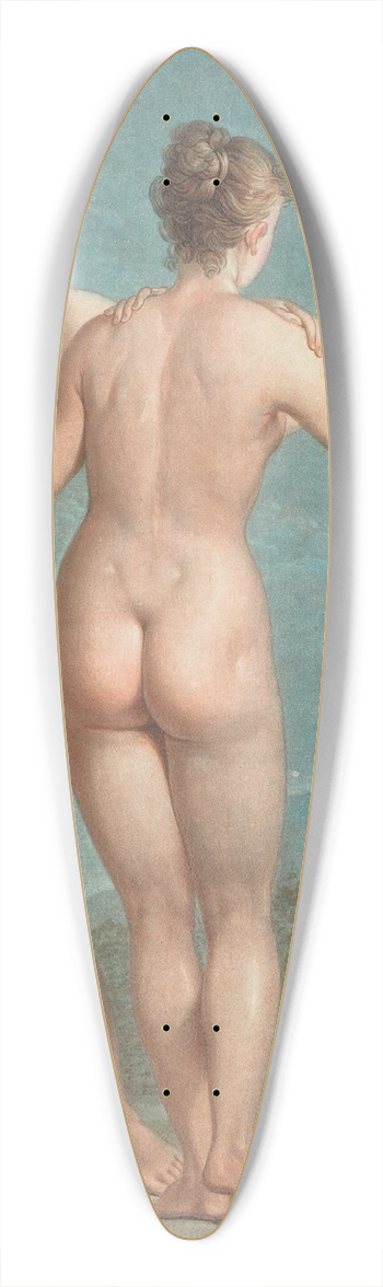 Jean Franois Janinet - Les trois graces 39.3 inch art pintail longboard deck