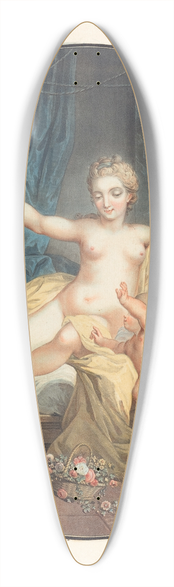 Jean Franois Janinet - Venus desarmant lamour 39.3 inch art pintail longboard deck