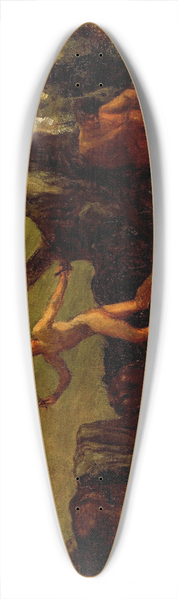 Jean-Franois Millet - Study For mercury Leading The Cows of Argus To Water 39.3 inch art pintail longboard deck
