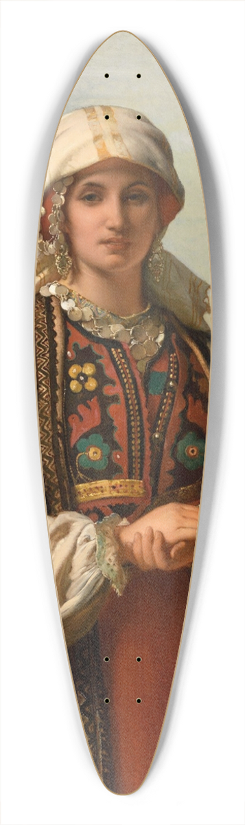 Jean Franois Portaels - Reflection 39.3 inch art pintail longboard deck