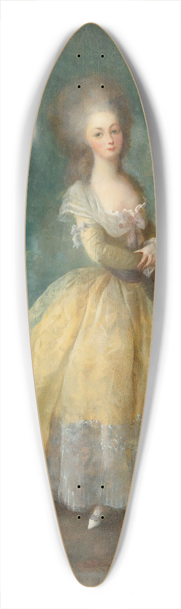 Jean-Frdric Schall - La Promeneuse 39.3 inch art pintail longboard deck