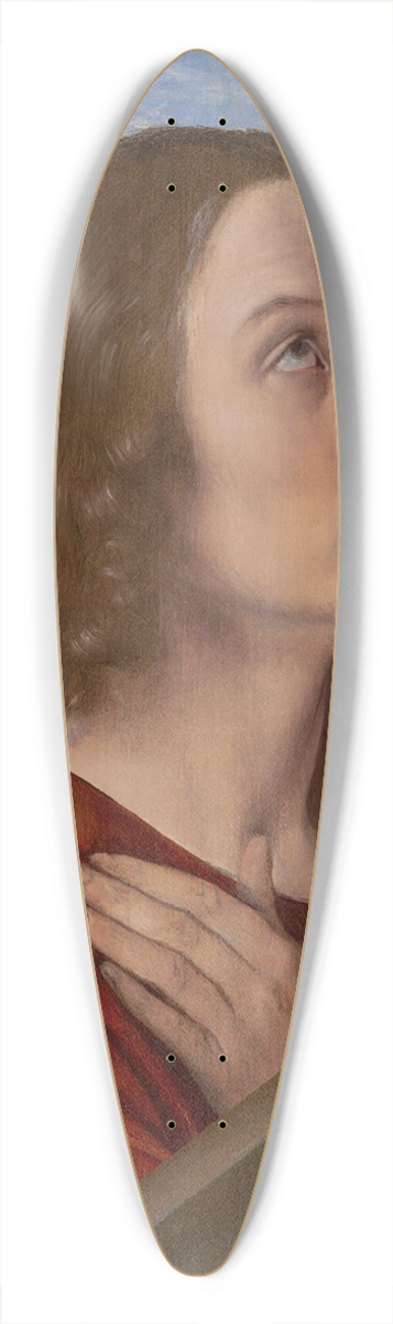 Jean Hey - Saint John the Evangelist 39.3 inch art pintail longboard deck