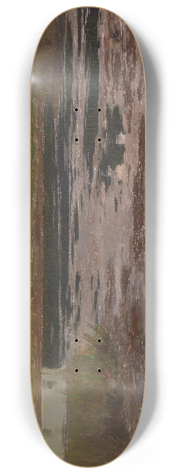 Charles Johann Palmi - Abendliche Moorlandschaft 8.25 inch art skate deck