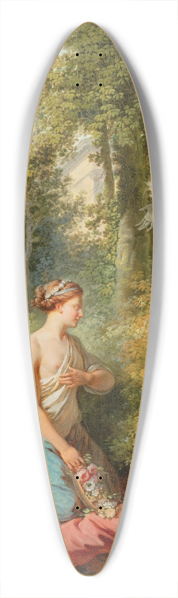 Jean-Jacques-Franois Le Barbier - The offering to Venus 39.3 inch art pintail longboard deck