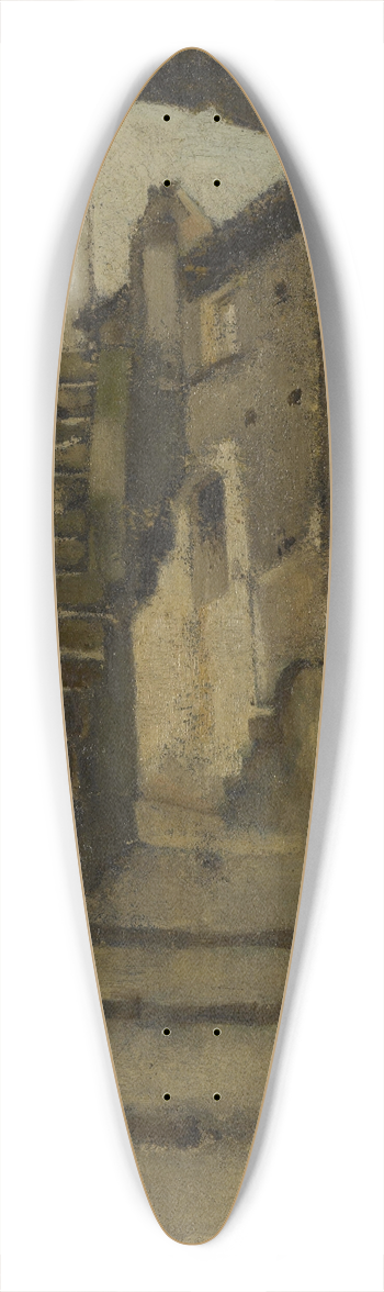 Jean-Jacques Henner - Escalier dans une ruelle  Rome 39.3 inch art pintail longboard deck