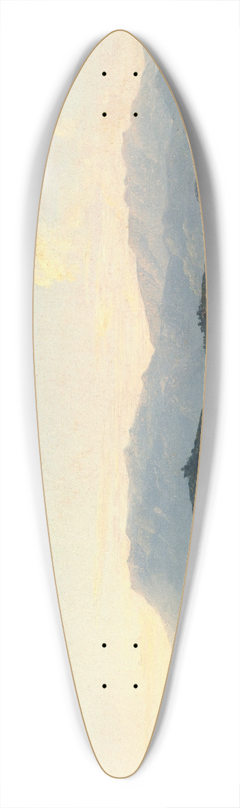 Jean-Joseph-Xavier Bidauld - The Sabine Mountains 39.3 inch art pintail longboard deck