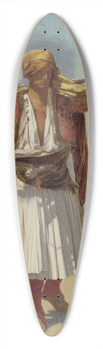 Jean-Lon Grme - Arnaut Officer 39.3 inch art pintail longboard deck