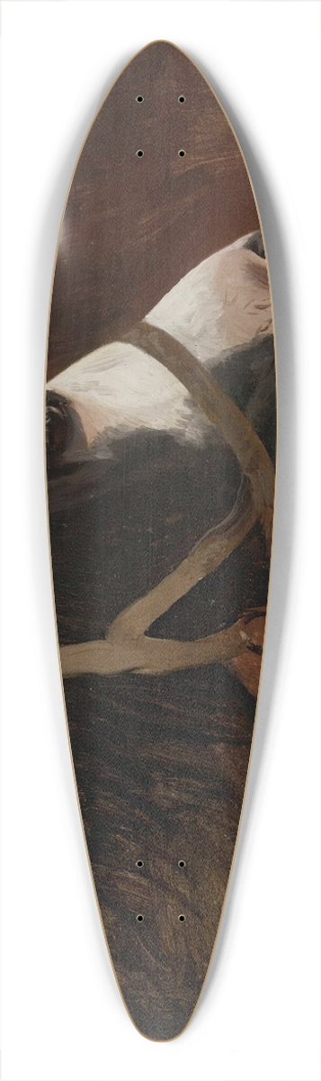Jean-Lon Grme - Profile Of A Horse 39.3 inch art pintail longboard deck