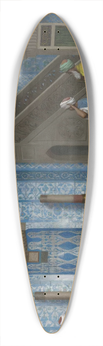 Jean-Lon Grme - Rstem Pasha Mosque, Istanbul 39.3 inch art pintail longboard deck