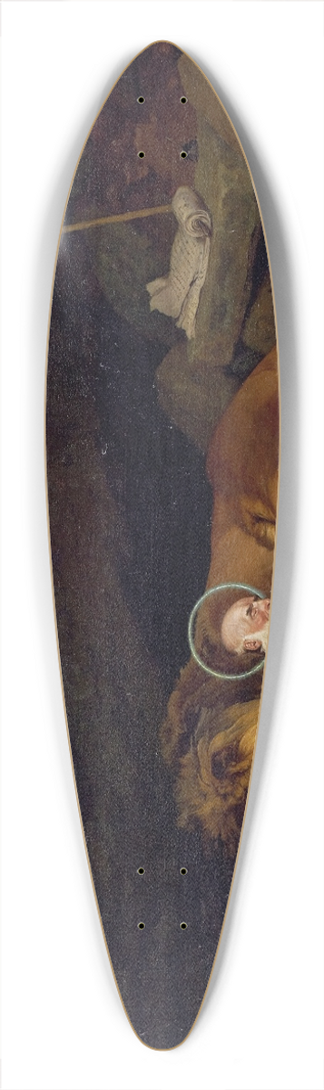 Jean-Lon Grme - Saint Jerome 39.3 inch art pintail longboard deck