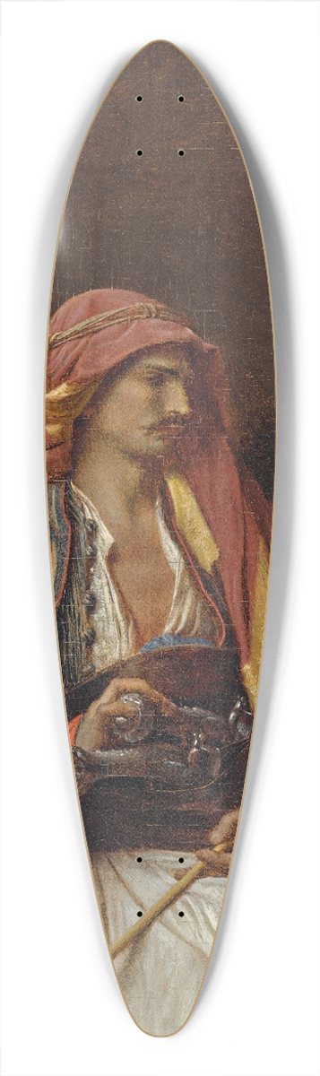 Jean-Lon Grme - Seated Arnaut 39.3 inch art pintail longboard deck