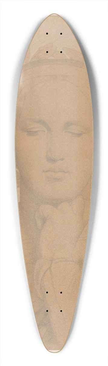Jean-Lon Grme - Study for an Allegory of Science 39.3 inch art pintail longboard deck