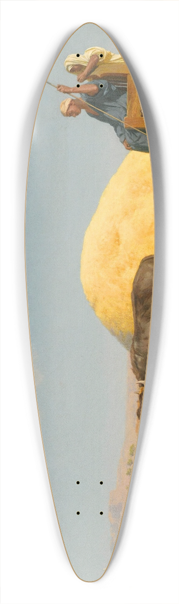 Jean-Lon Grme - The Grain Threshers, Egypt 39.3 inch art pintail longboard deck