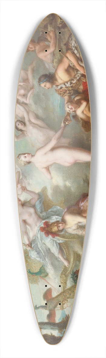 Jean-Marc Nattier - The Judgment Of Paris 39.3 inch art pintail longboard deck