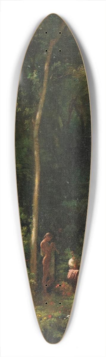 Jean-Paul Flandrin - Antique Pastorale 39.3 inch art pintail longboard deck