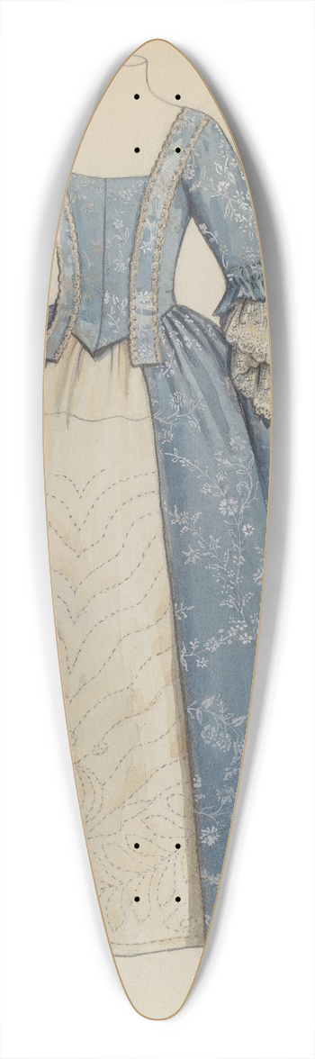 Jean Peszel - Dress 39.3 inch art pintail longboard deck