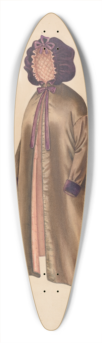 Jean Peszel - Ladys Pelisse 39.3 inch art pintail longboard deck