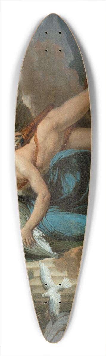 Jean Pierre Saint-Ours - The Reunion of Cupid and Psyche 39.3 inch art pintail longboard deck