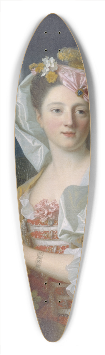 Jean Ranc - Portrait of a Lady as Pomona 39.3 inch art pintail longboard deck