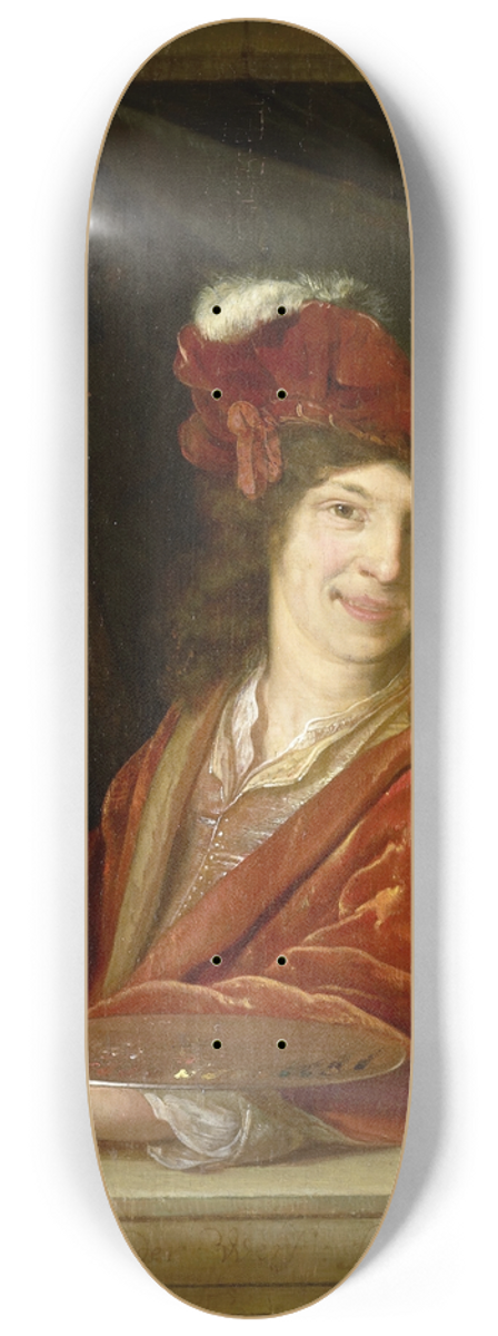 Adriaen van der Werff - A young Painter 8.25 inch art skate deck