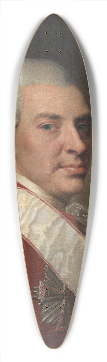 Jens Juel - Geheimerd Henrik Hielmstierne 39.3 inch art pintail longboard deck