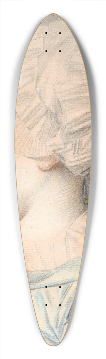 Jens Juel - Portrt af Anne Cathrine Maale, fdt Basse. Profil mod venstre 39.3 inch art pintail longboard deck