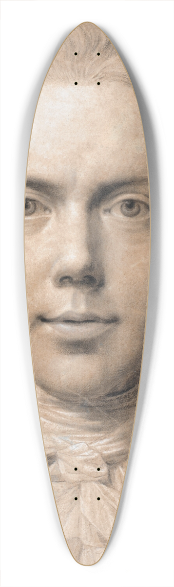 Jens Juel - Selvportrt, brystbillede en face 39.3 inch art pintail longboard deck