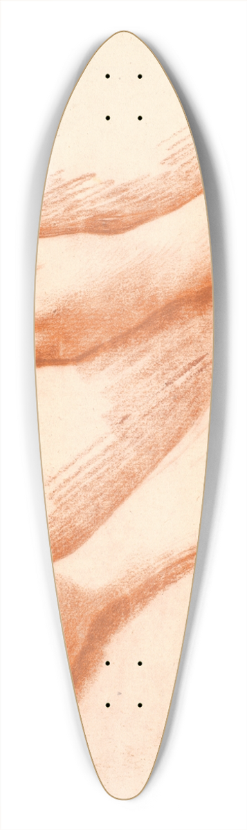 Jens Juel - To studier af en kvindes venstre underarm, den verste anvendt til det Ankerske familiebillede 39.3 inch art pintail longboard deck