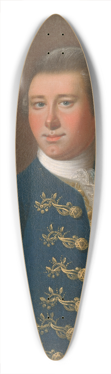 Jeremiah Theus - John Dart 39.3 inch art pintail longboard deck