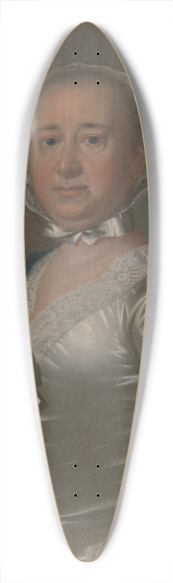 Jeremiah Theus - Mrs. Gabriel Manigault 39.3 inch art pintail longboard deck