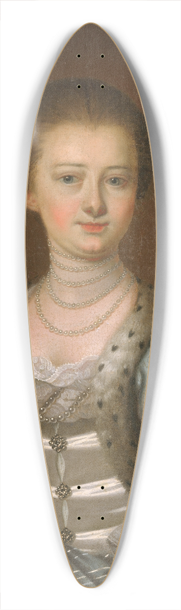 Jeremiah Theus - Mrs. John Dart 39.3 inch art pintail longboard deck
