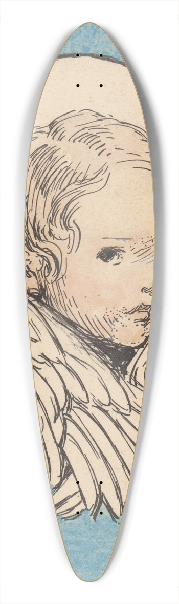 Jessie Willcox Smith - Angel 39.3 inch art pintail longboard deck