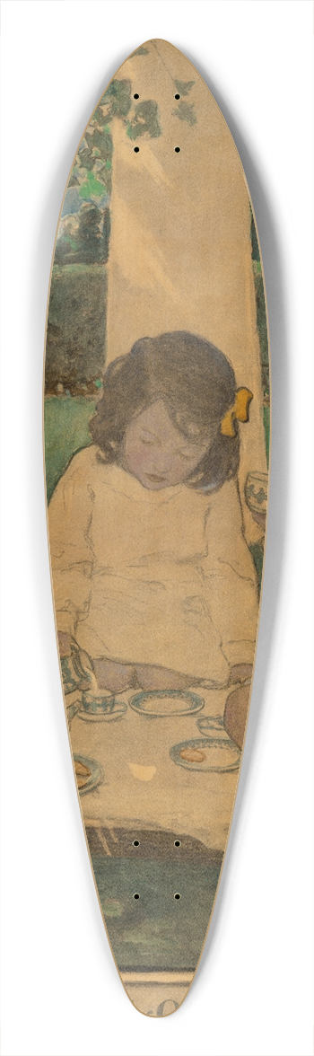Jessie Willcox Smith - Five Oclock Tea 39.3 inch art pintail longboard deck